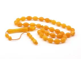 33 Pcs Plexi Glass Beads 12x8 Mm G291