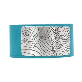 Rising Wolf Leather Cuff Bracelet